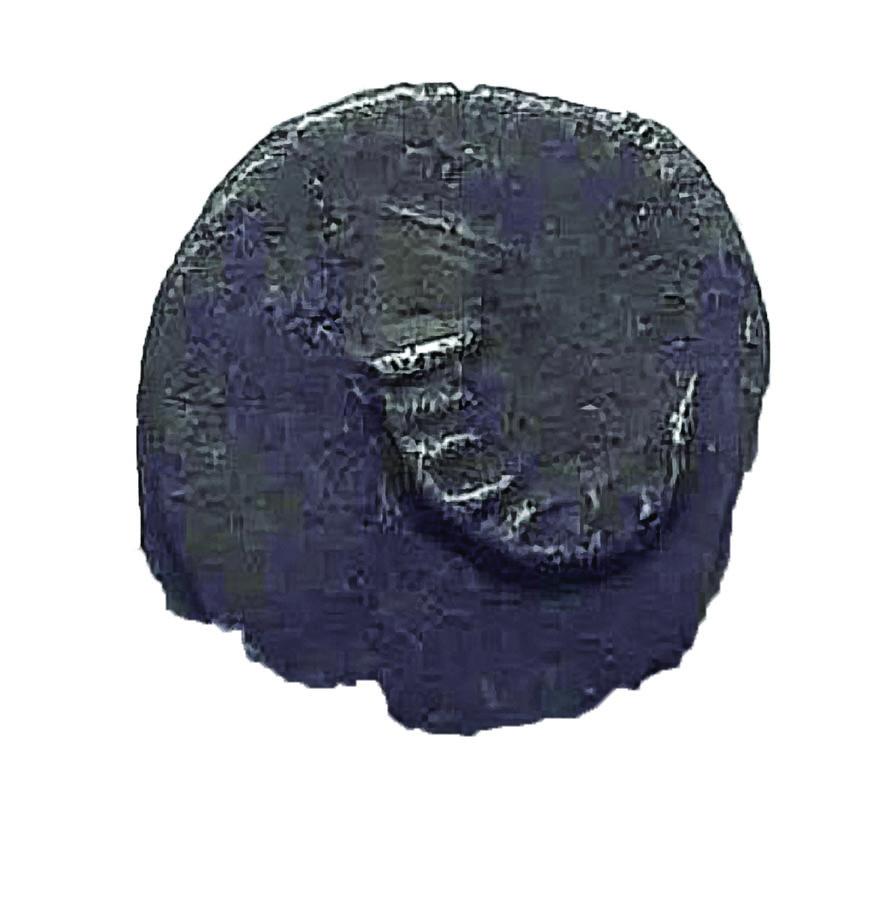 Back of coin depicting falcon.