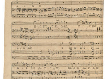 Così Fan Tutte Sheet music with Italian and German lyrics.