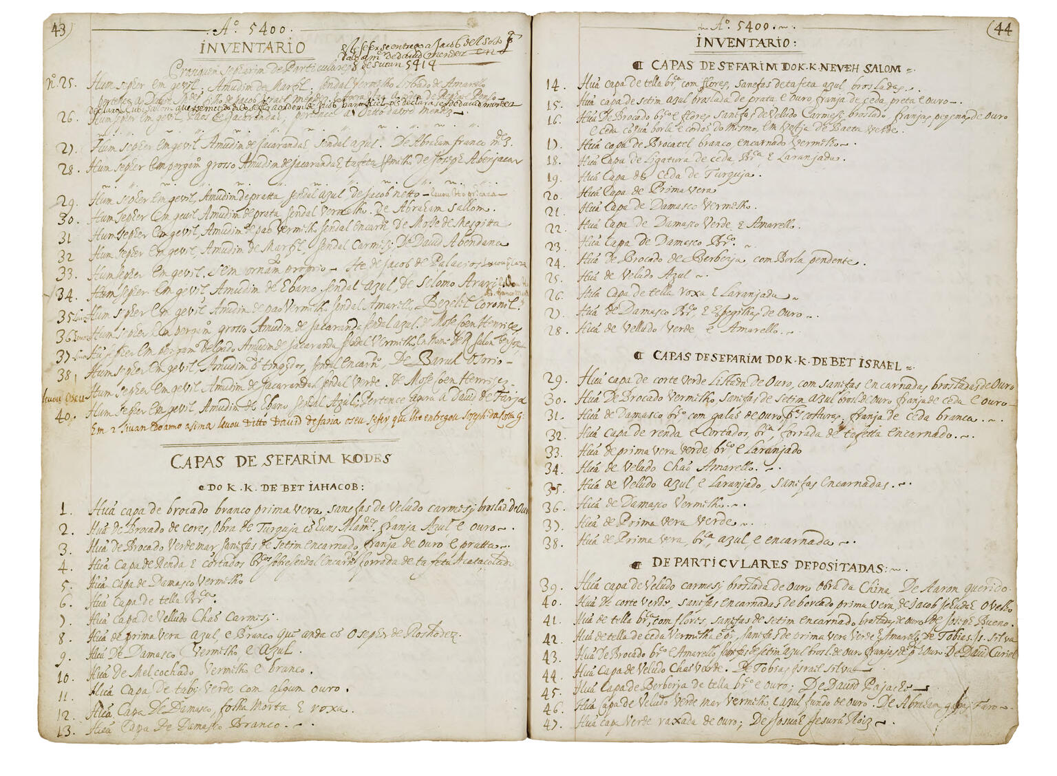 Manuscript page of Roman text in numbered list.