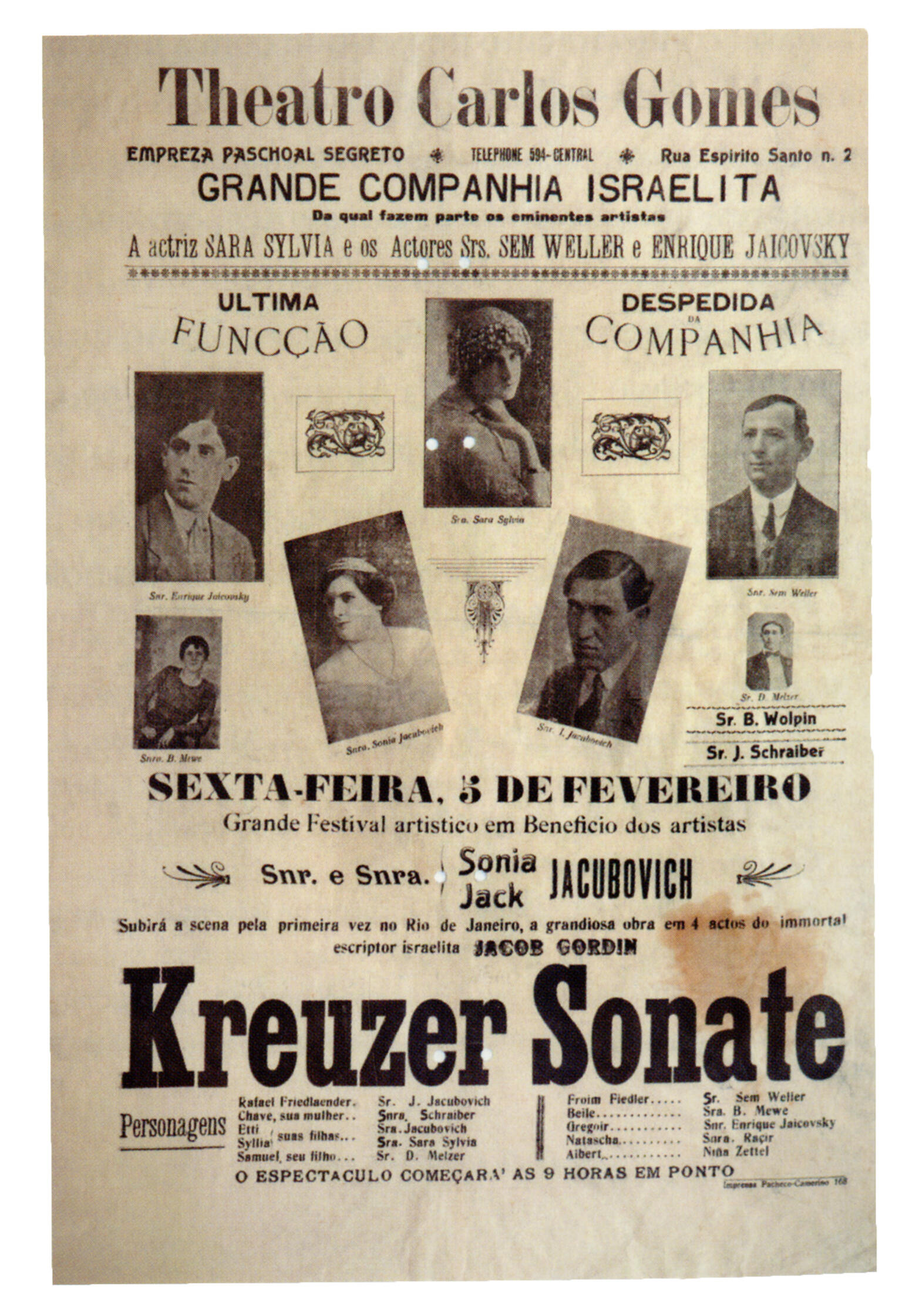 Page with Portuguese titles and text and small portrait photographs throughout. Page with Portuguese titles and text and small portrait photographs throughout.
