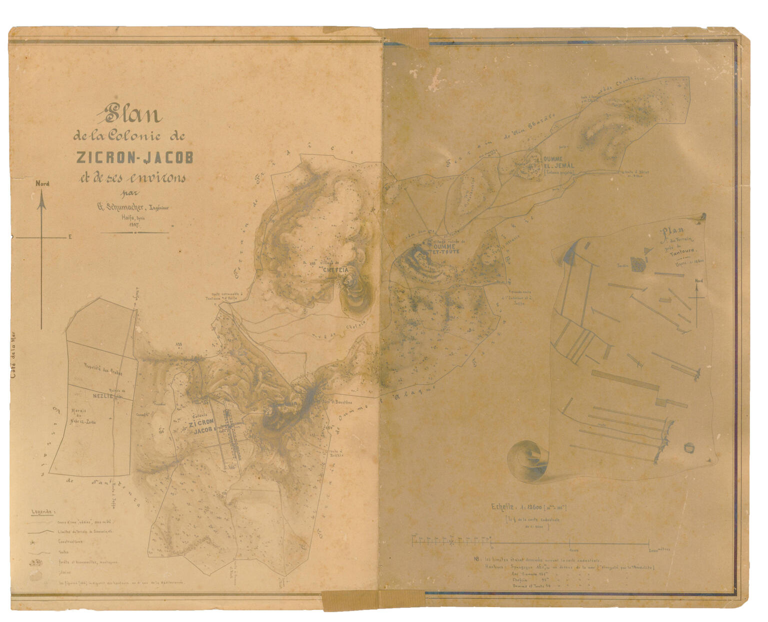 Faded map with outline of city and French words in top left corner. Faded map with outline of city and French words in top left corner.