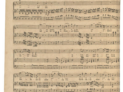 Sheet music with Italian and German lyrics.