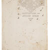 Printed page with Hebrew words and upside-down Hebrew letters on sides. 